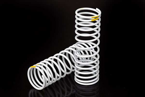 Traxxas TRX5856 - Springs, Front (White) (Progressive, +20% Rate, Yellow Strip