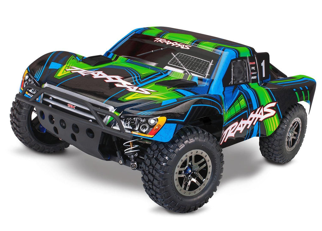 TRAXXAS SLASH 4X4 ULTIMATE VXL TQI TSM CLIPLESS BODY - Groen