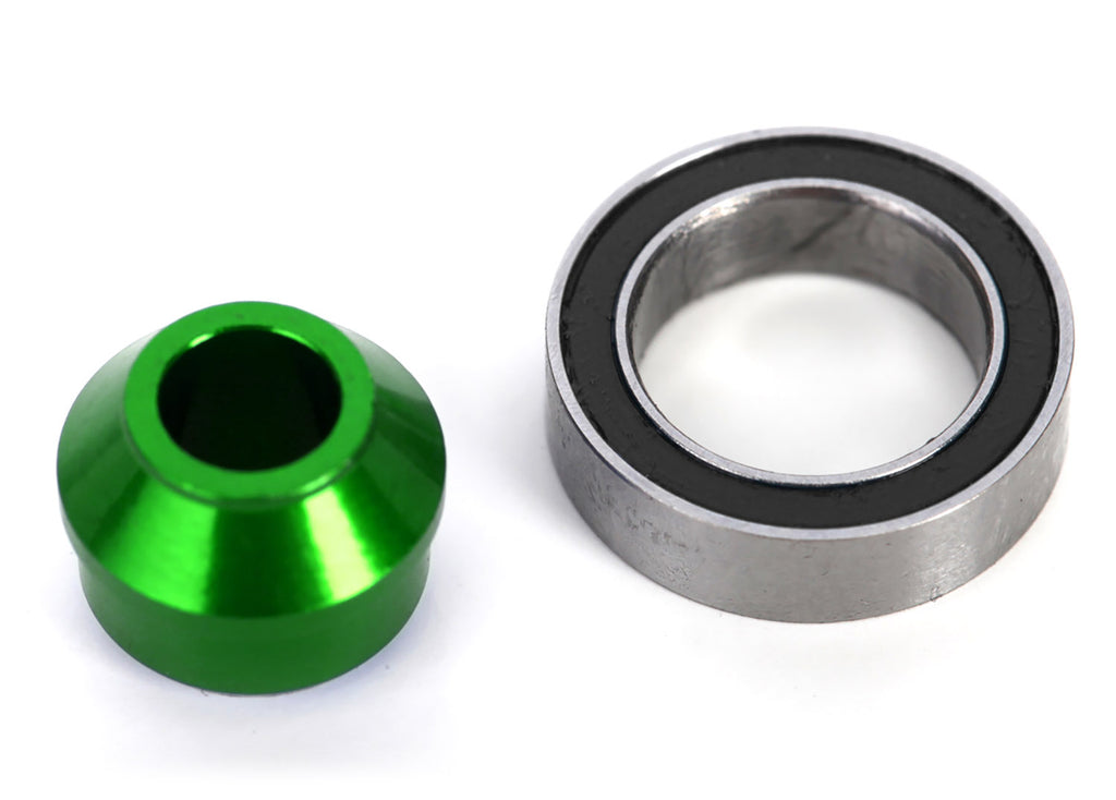 Traxxas TRX6893G - Bearing Adapter, 6160-T6 Aluminum Green