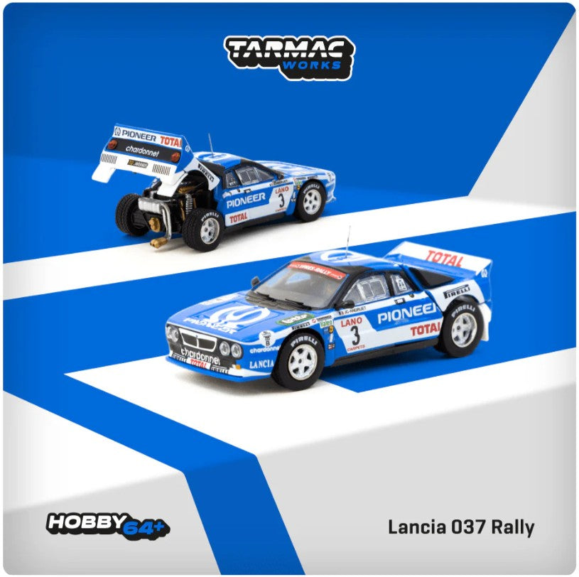Tarmac Hobby 64+ - Lancia 037 Rally Ypres GSI (24h Rally 1983)