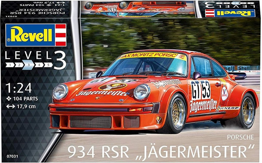 Revell 07031 - 1/24 Porsche 934 RSR "Jägermeister"