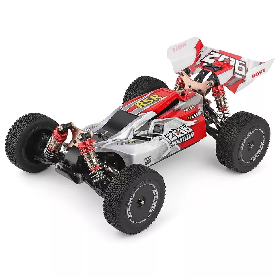 WLtoys 144001 1/14 4WD Buggy RTR - Rood