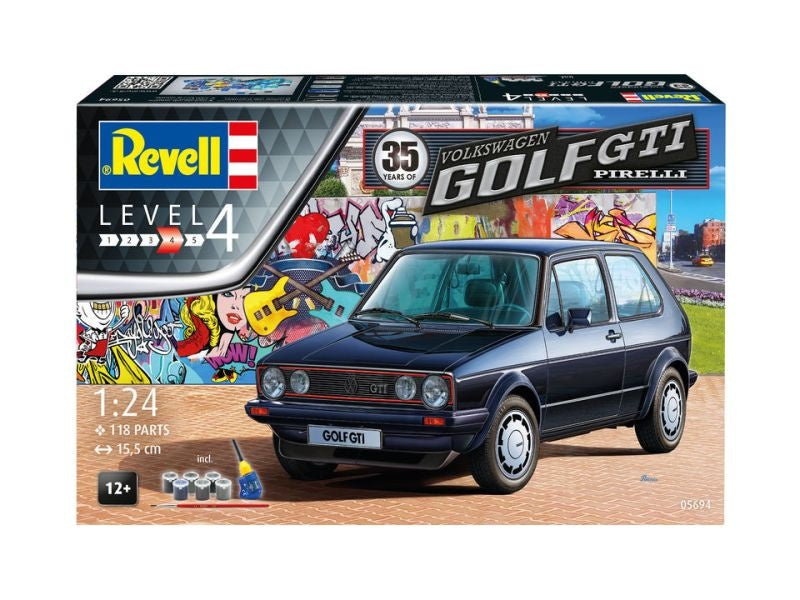 Revell 05694 - 1/24 Geschenkset 35 jaar Vokswagen Golf GTI (