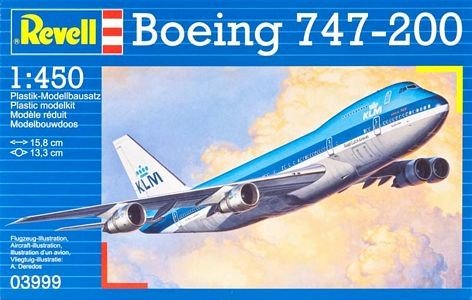 Revell 03999 - 1/450 Boeing 747-200 KLM