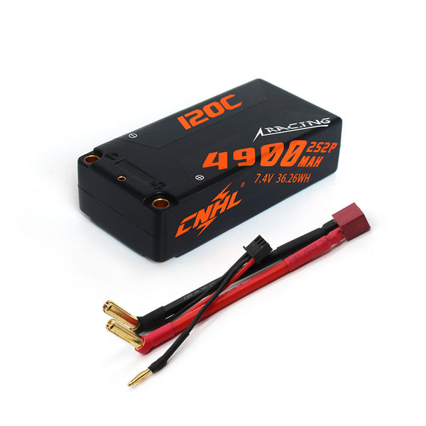 CNHL 4900mAh 7.4V 2S-120C Lipo Batterij - T-stekker