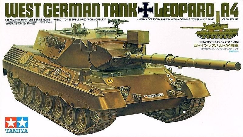 Tamiya 35112 - 1/35 West German Tank Leopard A4 – RC Motorsports