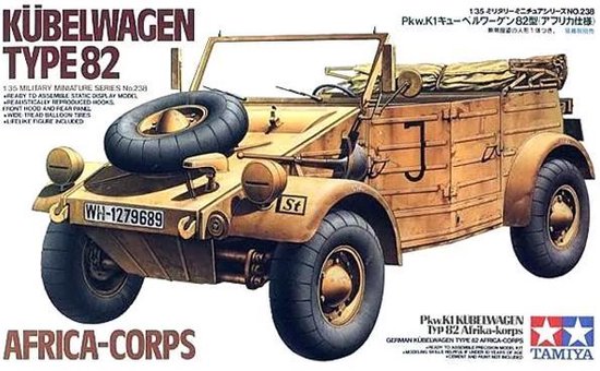 Tamiya 35238 - 1/35 German Kubelwagen Type 82 Africa-Corps