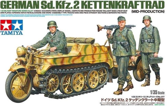 Tamiya 35377 - 1/35 German Sd.Kfz. 2 Kettenkraftrad