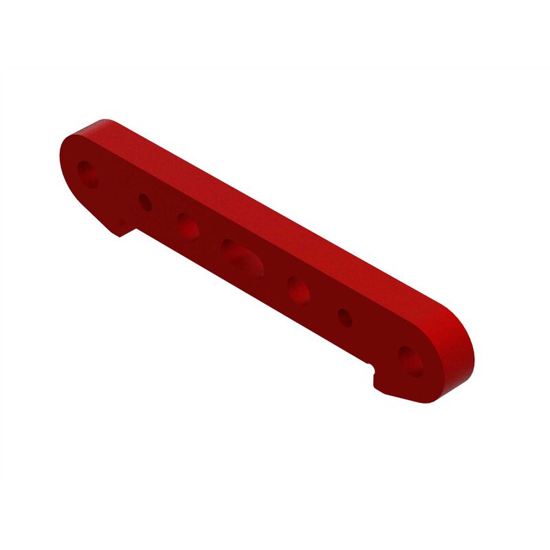 ARRMA ARA330557 - ALUMINUM REAR SUSPENSION MOUNT, RED
