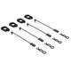 ARRMA ARA390294 - Body Clip Retainers 1/5 Scale (Black, 4)