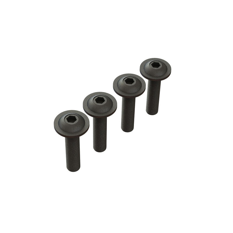 ARRMA ARA727412 - Button Head Screw Flanged M4x18mm (4st)