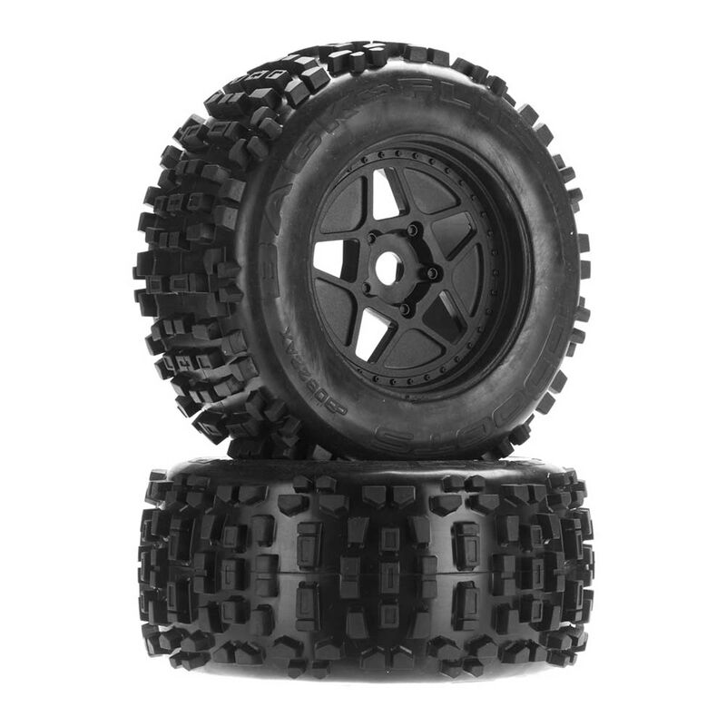 ARRMA AR510092 - dBoots Backflip MT 6S Tire Wheel Set (2st)