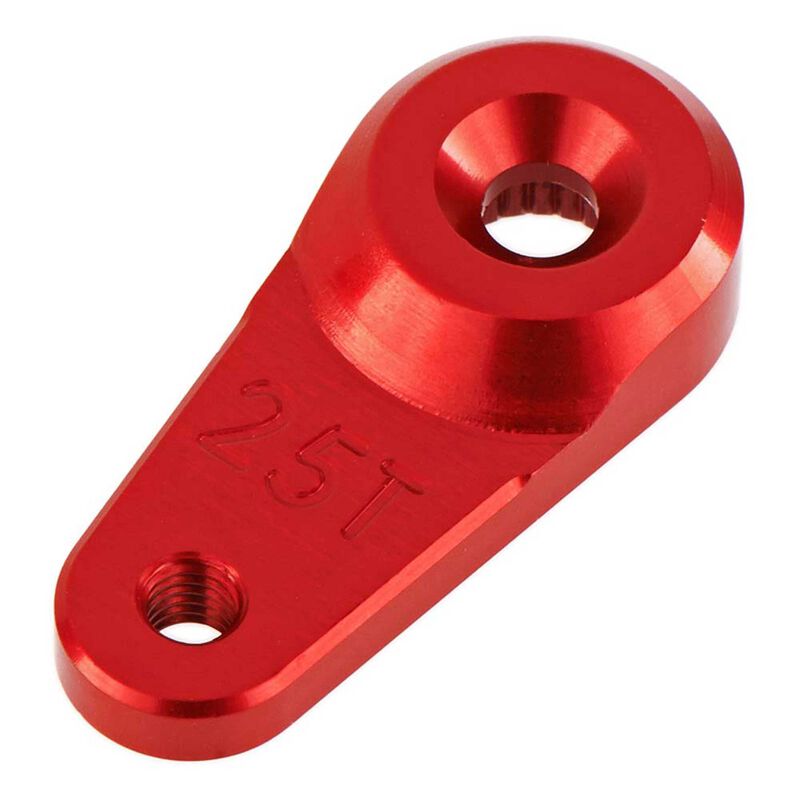 ARRMA AR340102 Servo Horn Metal 25T Aluminum Red