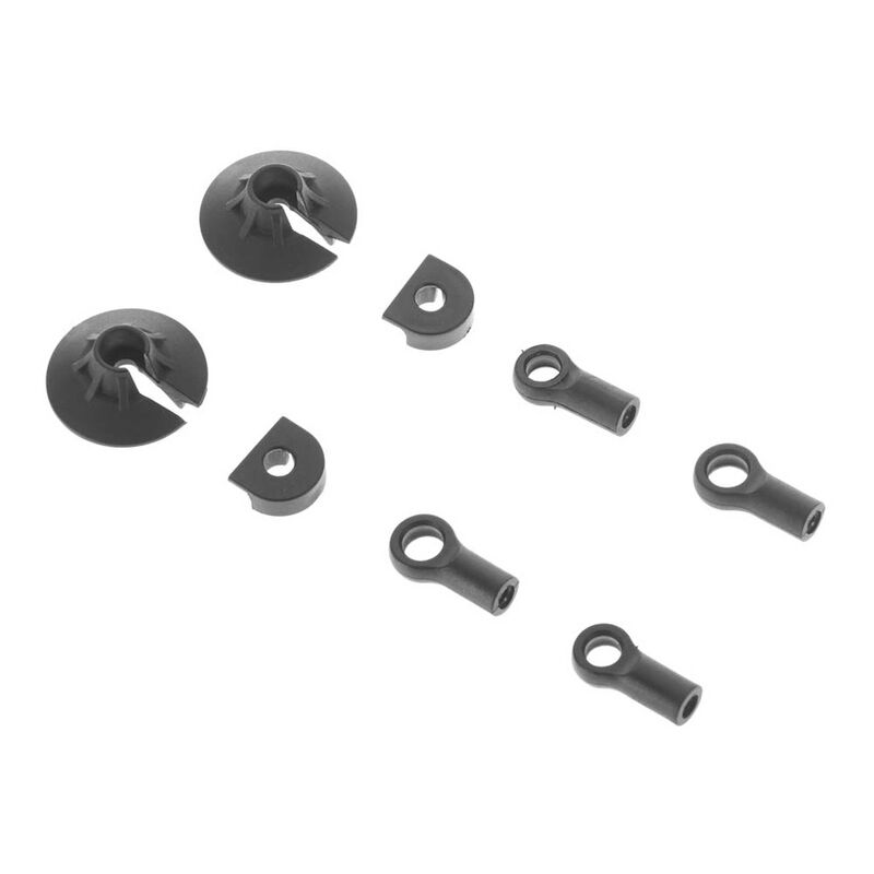 ARRMA AR330338 - Shock Rod End Set Nero (2)