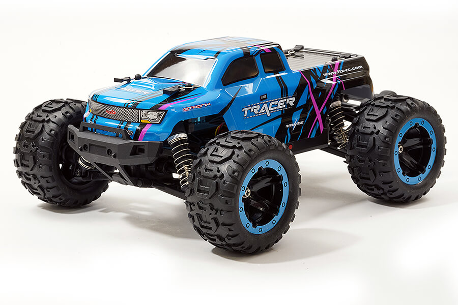 FTX Tracer Brushless 1/16 4WD Monster Truck RTR - Blauw