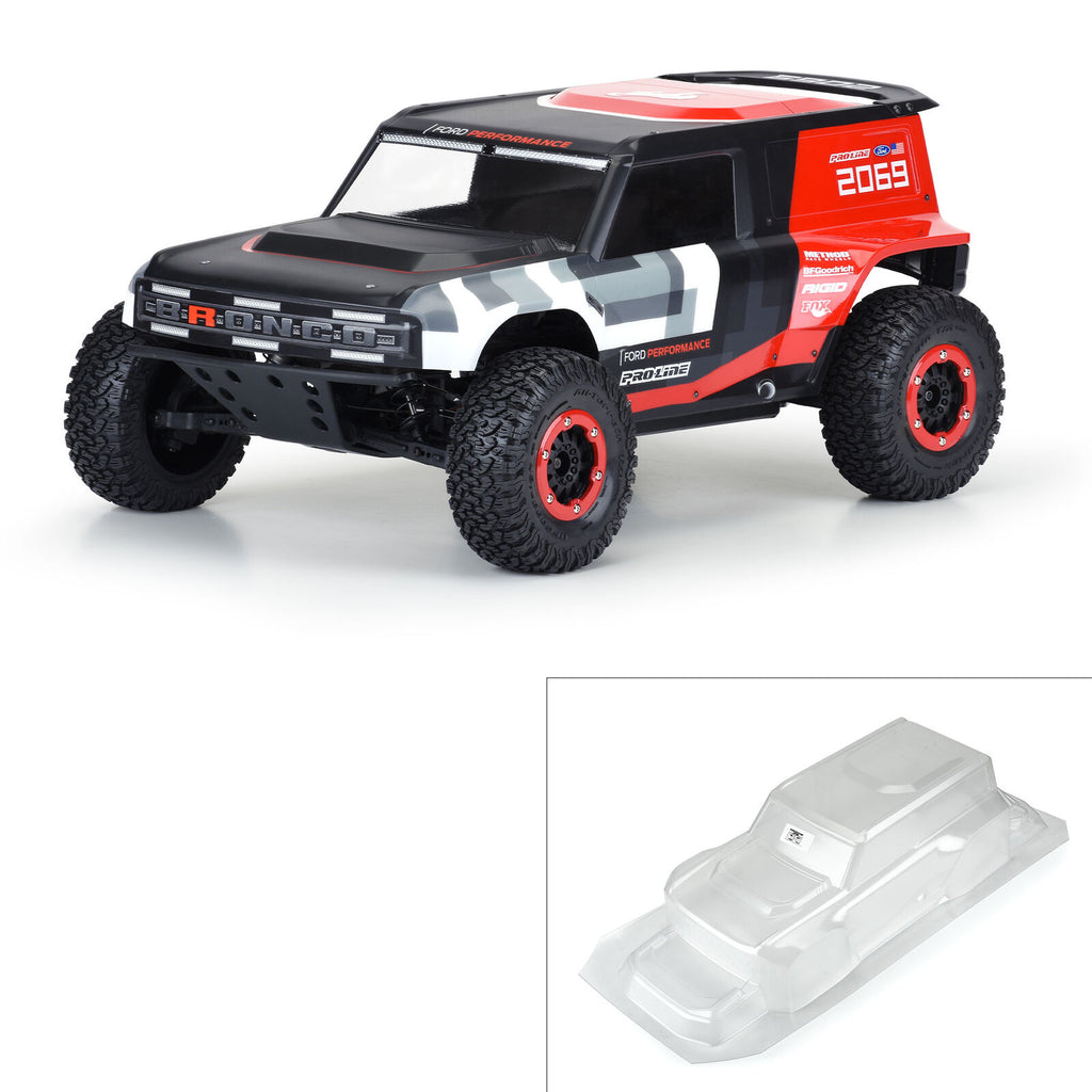 PROLINE PRO358600 - 1/10 Ford Bronco R Clear Body: Short Course