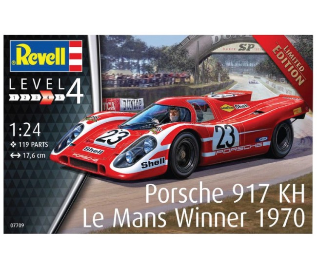Revell 07709 - 1/24 Porsche 917 KH Le Mans Winner 1970