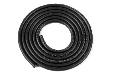 Silicone Kabel 14AWG, Zwart, 1 Meter