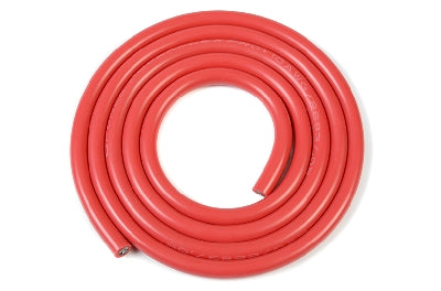 Silicone Kabel 10AWG, Rood, 1 Meter