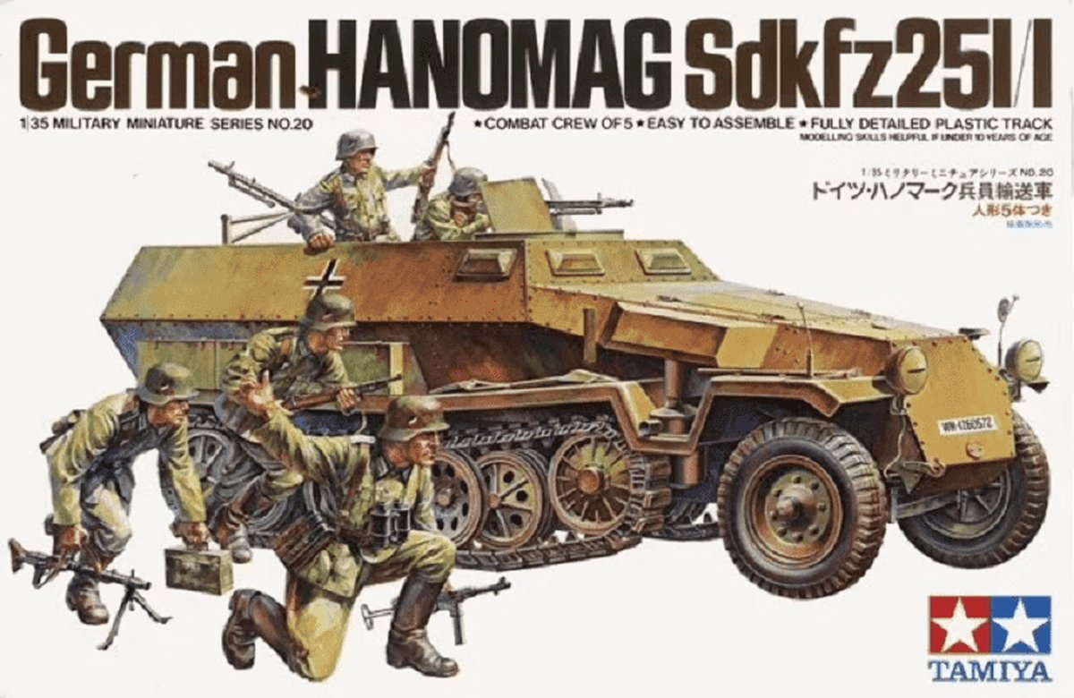 Tamiya 35020 - 1/35 German Hanomag Sdkfz25I/I