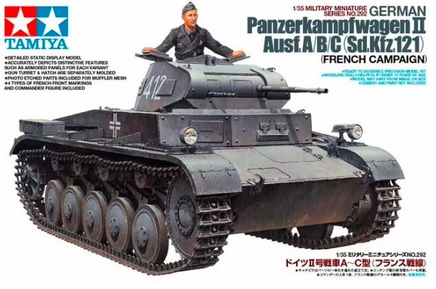 Tamiya 35292 - 1/35 German Panzerkampfwagen II