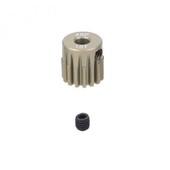 FASTRAX 48DP 15T Aluminium 7075 PINION GEAR