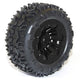 FTX6310B - Carnage Mounted Wheel / Tyre Complete Pair - Black