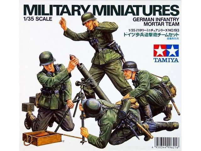 Tamiya 35193 - 1/35 German Infantry Mortar Team