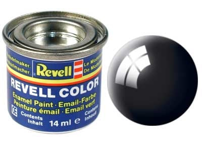 Revell Email modelbouwverf 32107 - 14ml Black Gloss / Zwart Glanzend