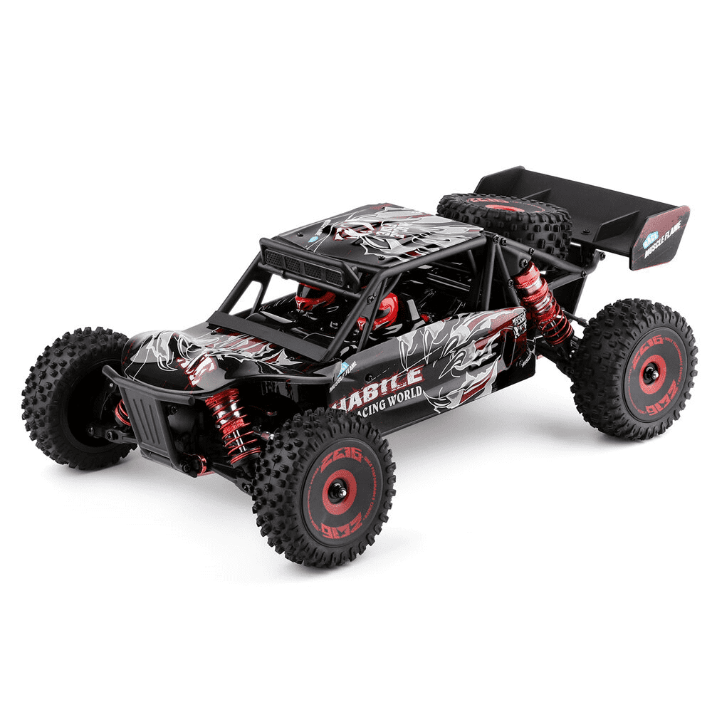 WLtoys 124016 (V2) 1/12 4WD Desert buggy RTR - zwart / rood